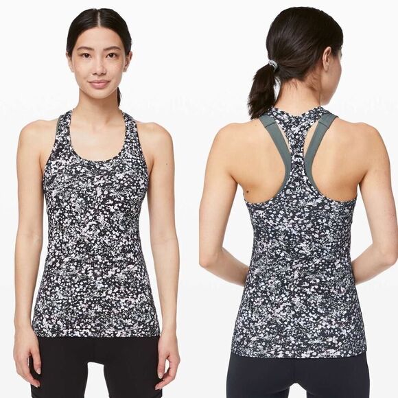 Lululemon Cool Racerback II Tank Top in Floral Spritz Multi - Picture 1 of 11